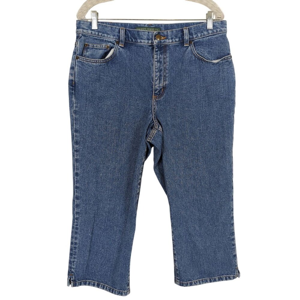 Lauren Jeans Co.‎ Ralph Lauren Womens Denim Capri Jeans Size 12